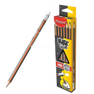 Crayon à papier HB MAPED - Magasin et Courses en Ligne