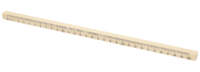 Règle carré en bois 30cm