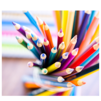 Feutres ,Pinceaux, Peintures, Crayon de couleur, Marqueurs