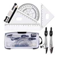 Boite d'instruments géométriques Foska