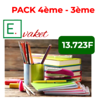 Pack 4ème - 3ème avec des cahiers de petit format A5
