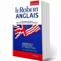 Dictionnaire le Robert Anglais Français