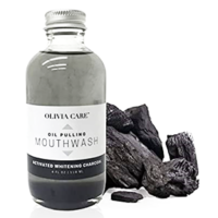Bain de bouche à l'huile d'olive