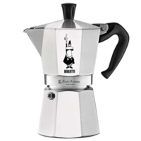 Bialetti Express Moka Pot, 6 tasses, aluminium argent