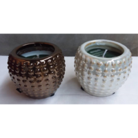 Bougie à la citronnelle en céramique (Lot de 2)
