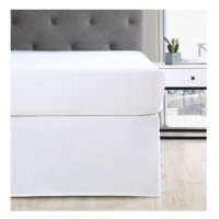 Cache sommier blanc de MAINSTAYS (lit 01 place)