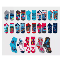 15 jours de chaussettes princesse lilo and stitch (lot de 3)