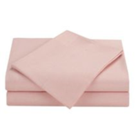 DRAP PLAT ROSE pour grand lit (229X259CM)