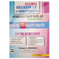Reussir le WRITING Anglais 2nde