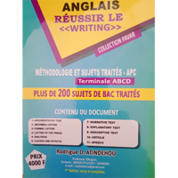 Réussir le WRITING Anglais Tle
